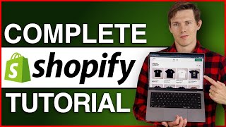 BEST Shopify Tutorial in 2024  Set Up A Profitable Shopify Store StepByStep [upl. by Lierbag]