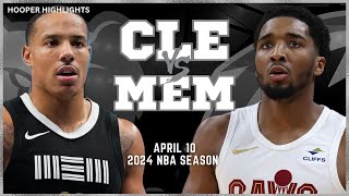 Cleveland Cavaliers vs Memphis Grizzlies Full Game Highlights  Apr 10  2024 NBA Season [upl. by Heshum858]