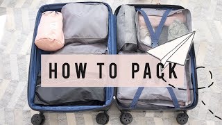 Travel Tips on How To Pack Light  ANN LE ✈ [upl. by Barcus]