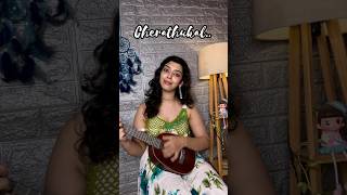 Cherathukal Ukulele  Aswathi Music Cafe  Malayalam Ukulele Cover Songs [upl. by Sidon]