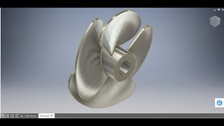 tutorial autodesk inventor hélice  propeller [upl. by Bridwell]