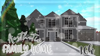 Aesthetic Grey Two Story Family Home16kExterior Only [upl. by Annuahsal871]