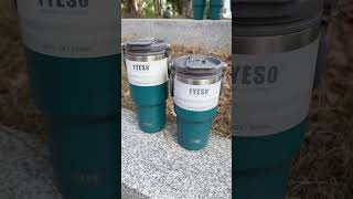 Tyeso 33 Portable Vacuum Insulated Tumbler with Handle [upl. by Anileve367]