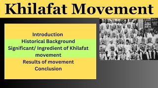 Khilafat movement  khilafat movement in urdu  khilafat movement pakistan studies [upl. by Berkly]