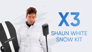 Insta360 x Shaun White  Announcing the X3 Shaun White Snow Kit [upl. by Arinaid]