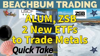 ALUM  ZSB  2 New ETFs to Trade Metals  Quick Take [upl. by Nnylsia]