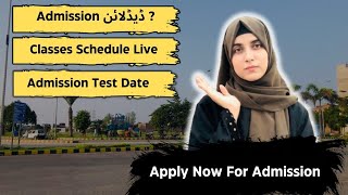 Admissions Deadline Updated  New Classes Schedule 2024  gcuf Apply Now🗣️ [upl. by Ardnuahsal]