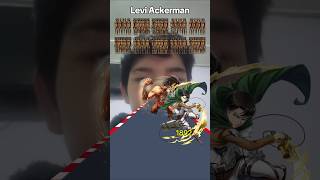 Aot levi vs eren dbz goku dragonball anime dbs 2023 viralvideo tiktok [upl. by Emie]