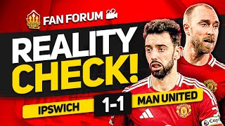 MASSIVE JOB FOR AMORIM IPSWICH 11 MANCHESTER UNITED LIVE Fans Forum [upl. by Pryor]