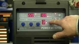 MIGTIGArc Welder demo RTech MultiProcess MIG welder MTS210D [upl. by Cirded293]