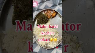 Mahir hator kochur torkari🤤🤤local kunduli🤩 suhanisunu minivlog youtubeshorts [upl. by Atiuqrehs]