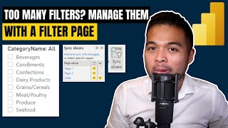 How to create a FILTER PAGE to manage multiple filters across different pages  Power BI Guide 2022 [upl. by Cirad932]