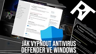 Jak vypnout antivirus ve Windows  Jak vypnout Windows Defender [upl. by Ahsiryt]