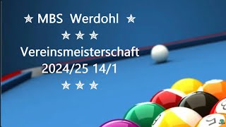 ✯ MBS Werdohl ✯ ✯ ✯ ✯ Vereinsmeisterschaft 202425 141 ✯ ✯ ✯ [upl. by Harikahs]