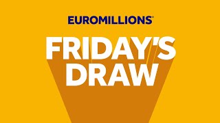 The National Lottery EuroMillions draw results from Friday 16 February 2024 [upl. by Dong870]