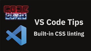 VS Code tips — The builtin CSS linter [upl. by Akiwak]