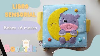 Libro sensorial de fieltro  Bebés 6 meses 18 meses [upl. by Arutak422]