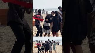 Stealing bride cake at kozhikode beach😳🔥prank public [upl. by Savick]