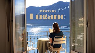 Catching Sunshine in Switzerland  Lugano  Slow Travel  Cozy Silent Vlog [upl. by Arlo]