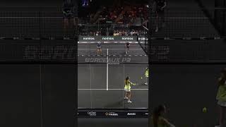 This point is INTENSE 😵😵  Padel Highlights bestofpadel [upl. by Emmett]