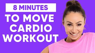 High Intensity 8 Minute Cardio Blast Workout  Gina B [upl. by Wan]