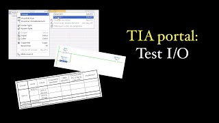 Siemens TiaPortal  Test IO [upl. by Euqinommod]