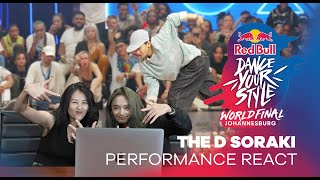 CHOREOGRAPHER amp PROFESSIONAL DANCER REACTS TO THE D SORAKI at Red Bull Dance Your Style [upl. by Savill]