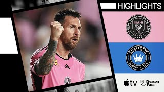 Inter Miami vs Charlotte FC  Messi Banger  Full Match Highlights  September 28 2024 [upl. by Nnahgem]