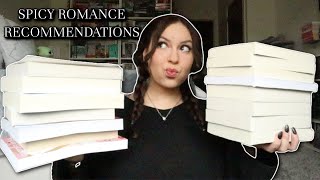 spicy romance book recommendations my fav spicy reads [upl. by Adyeren]