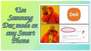 Use your Smart Phone as portable PC  Samsung Dex mode Force Desktop mode  Tech With Linux [upl. by Esau]