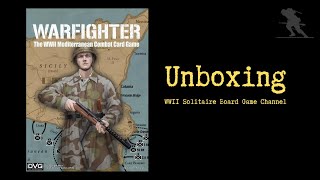 Warfighter The WWII Mediterranean Combat Card Game  Unboxing [upl. by Allen]