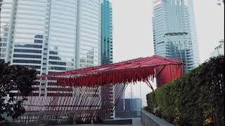 Timelapse Building of William Lims Bamboo Wind Pavilion [upl. by Ilyak]