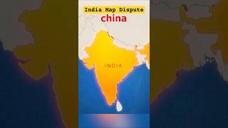 India’s Map Disputed How Different Nations See It  IndiaMap Geopolitics India China Pakistan [upl. by Harriot]