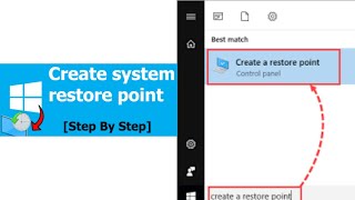 How to create a restore point in Windows  Create System restore point in Windows [upl. by Hanforrd466]