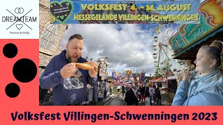 Volksfest VillingenSchwenningen 2023 Preise  Öffnungszeiten Essensangebot  Fahrgeschäfte [upl. by Baese]