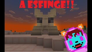 Fiz uma esfinge Minecraft [upl. by Maynord371]