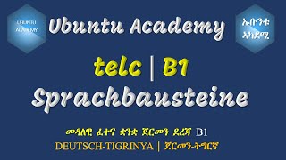 Prüfungsvorbereitung  B1  telc  Sprachbausteine [upl. by Ynatsyd]