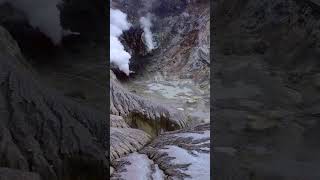 4k UHD Incredible volcanic landscape on Whakaari White Island New Zealand 2 whakaari whiteisland [upl. by O'Reilly925]