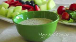 Poppy Seed Dressing Salad Dressing Recipe [upl. by Ahsoik]