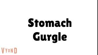 Stomach Gurgle Sound Effect [upl. by Ethelbert]