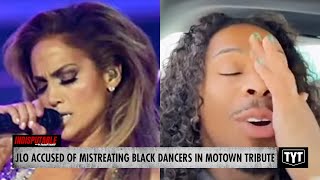 Jennifer Lopez Accused Of Mistreating Black Dancers In Awkward Motown Tribute [upl. by Glynas]