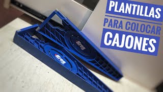 02 ⚠️  Plantilla para colocar CORREDERAS de CAJONES  Serie Kreg Jig [upl. by Euqirrne]