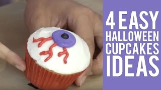 4 Easy Halloween Cupcakes Ideas from Wilton [upl. by Maryann]