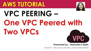 AWS TUTORIAL  VPC PEERING – One VPC Peered with Two VPCs [upl. by Cottrell29]