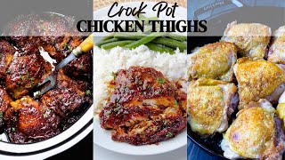 Crock Pot Chicken Thighs [upl. by Zendah951]