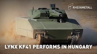 Rheinmetall – Lynx KF41 performs in Hungary [upl. by Tullus]