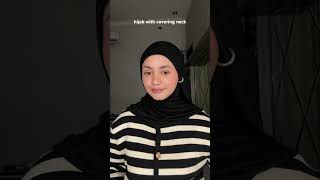 hijab with covering neck 🖤 hijabstyle hijab [upl. by Nanaek314]