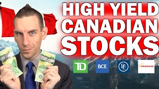 Canadian Dividend Stocks To Buy For High Yield Passive Income [upl. by Noedig]