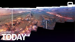 Opportunitys last gift from Mars is a beautiful panorama [upl. by Eeneg]