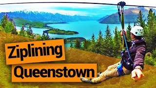 🌲 Ziplining in Queenstown – New Zealands Biggest Gap Year – Backpacker Guide New Zealand [upl. by Ahsinel]